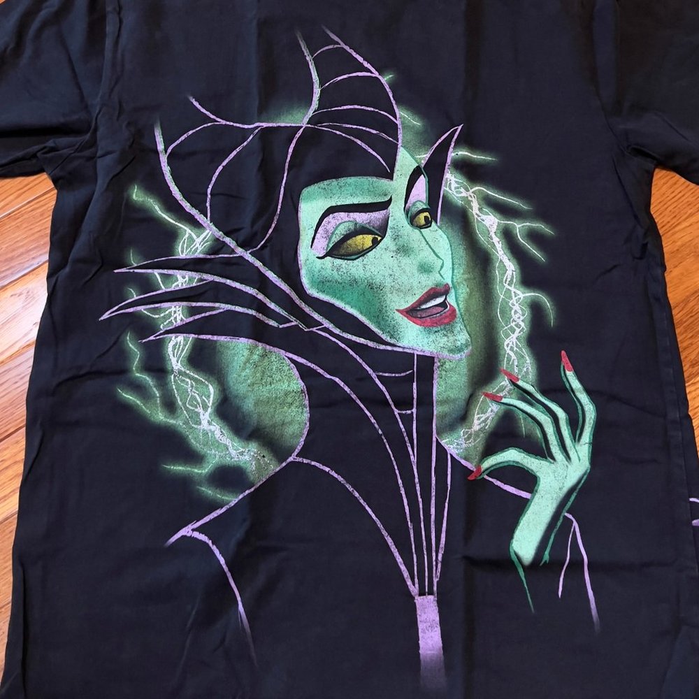 Disney Maleficent Vintage T-Shirt Washed Black